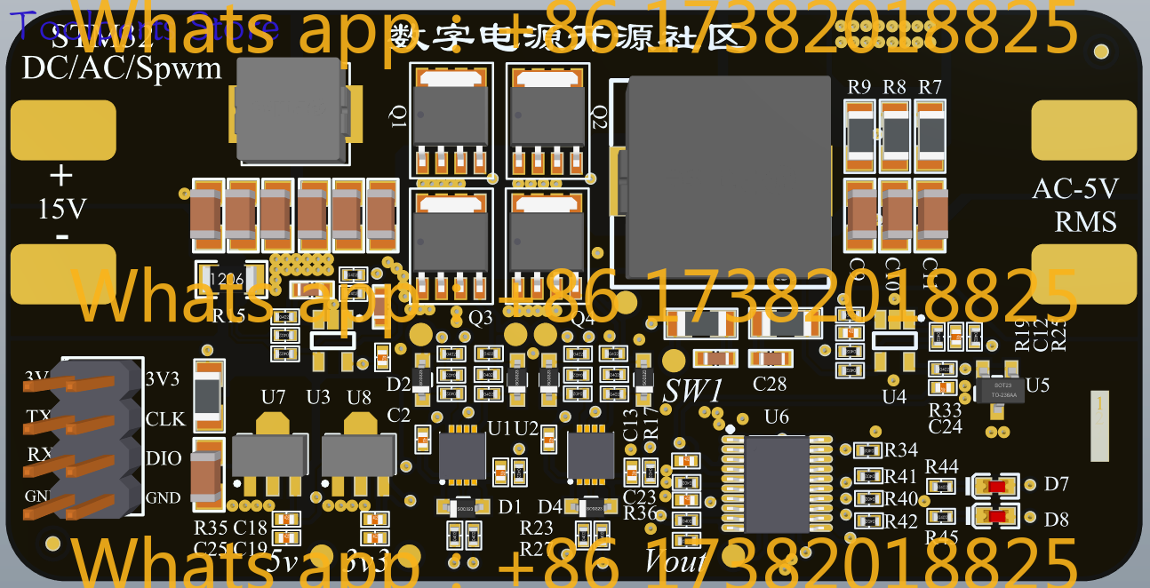 Ac Power Supply - Placa de desarrollo de energía digital