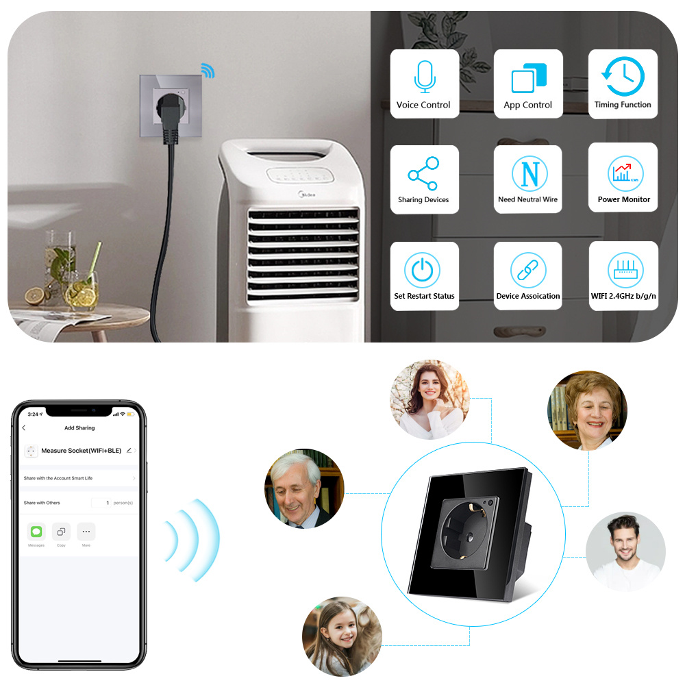 Toma de pared con Wifi TAWOIA, - Open Frame Power Supply reseña y precio