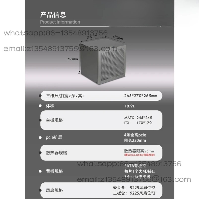 Chasis NAS de 6 Bahías Directo - Atx Power Supply reseña y precio