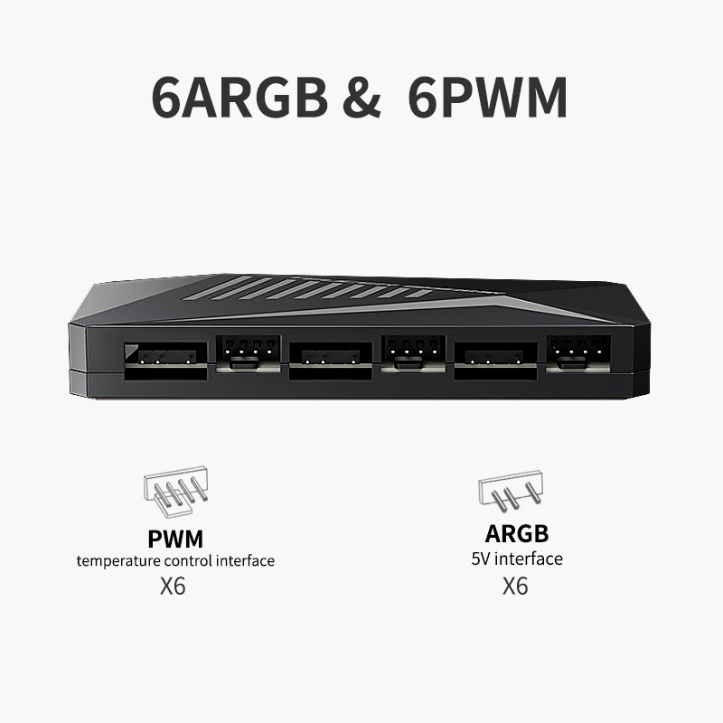 TEUCER LP-6P ARGB Control remo - Pc Power Supply reseña y precio