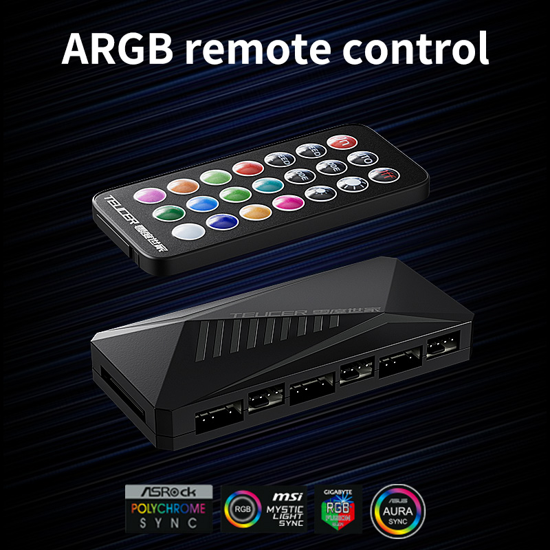 TEUCER LP-6P ARGB Control remo - Pc Power Supply reseña y precio